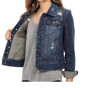 Blank NYC Distressed Denim Jacket