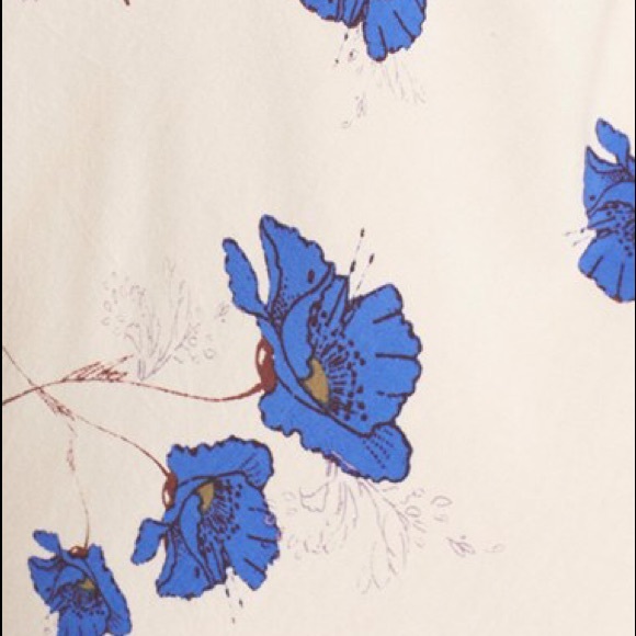 Free People plunging neckline floral mini dress - Picture 5 of 7