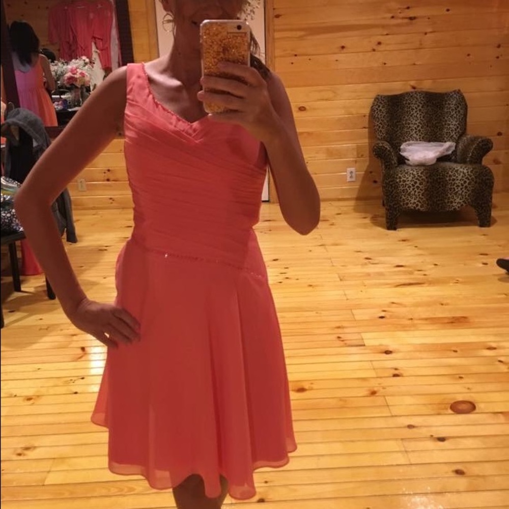 Beautiful JJ's House coral formal dress size 6