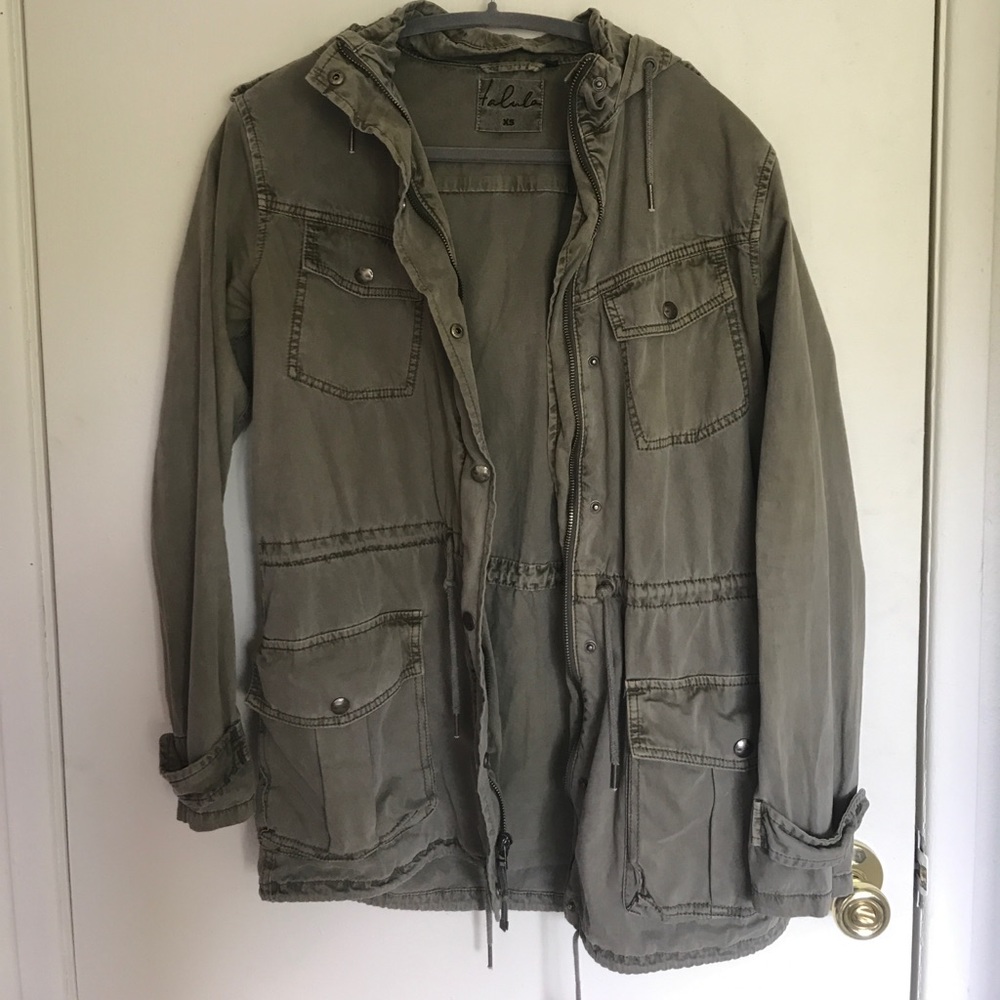 Aritzia green army jacket