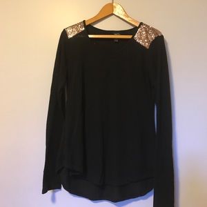 Sparkle long sleeve shirt