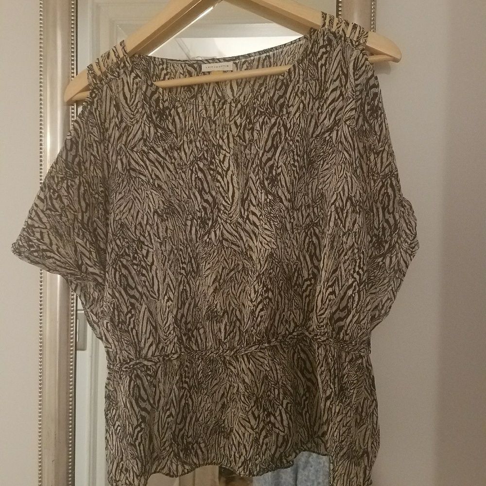 Leifsdottir leopard print top