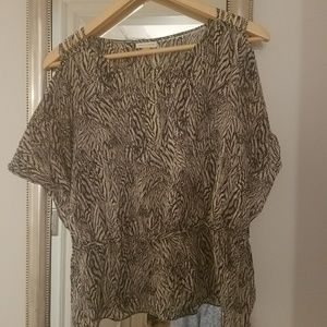 Leifsdottir leopard print top