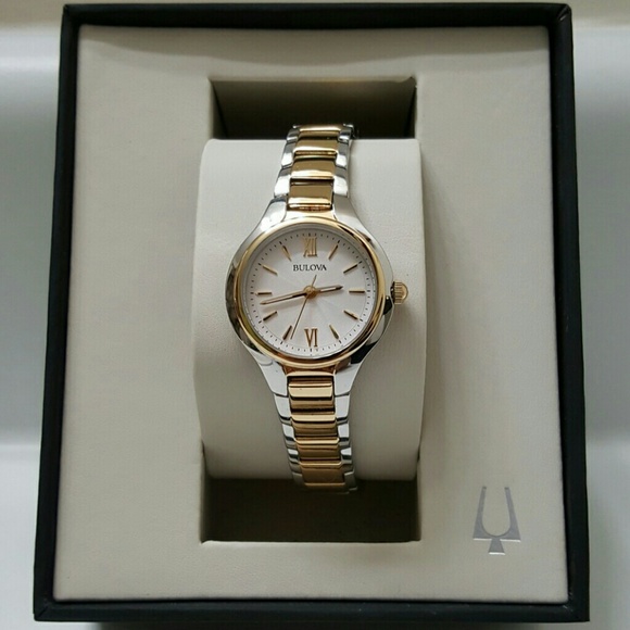 Brand NWT Bulova two tone Ladies Watch