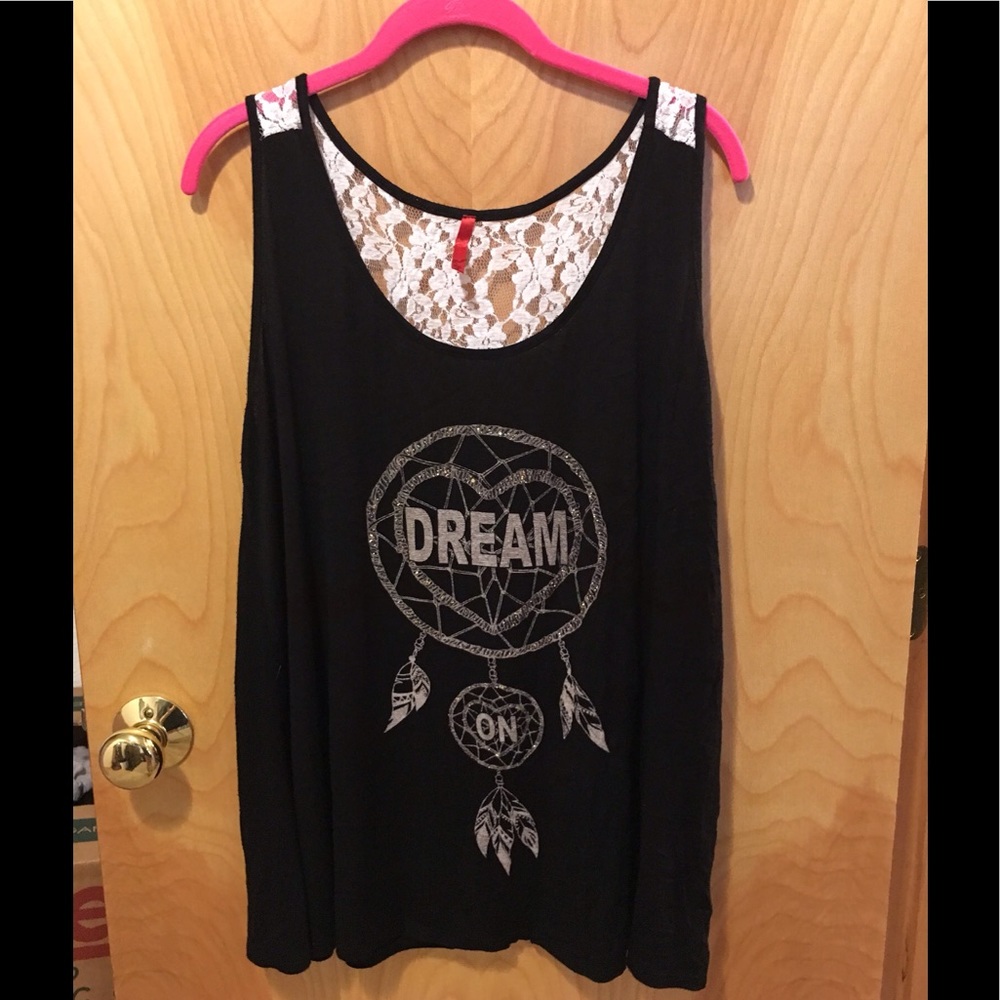 B/W - "Dream" Tank Top - 2X
