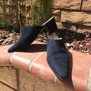 Charles David Mules Navy Blue