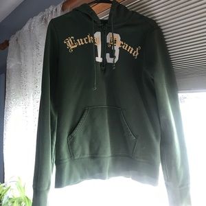 Green Lucky Brand Hoodie