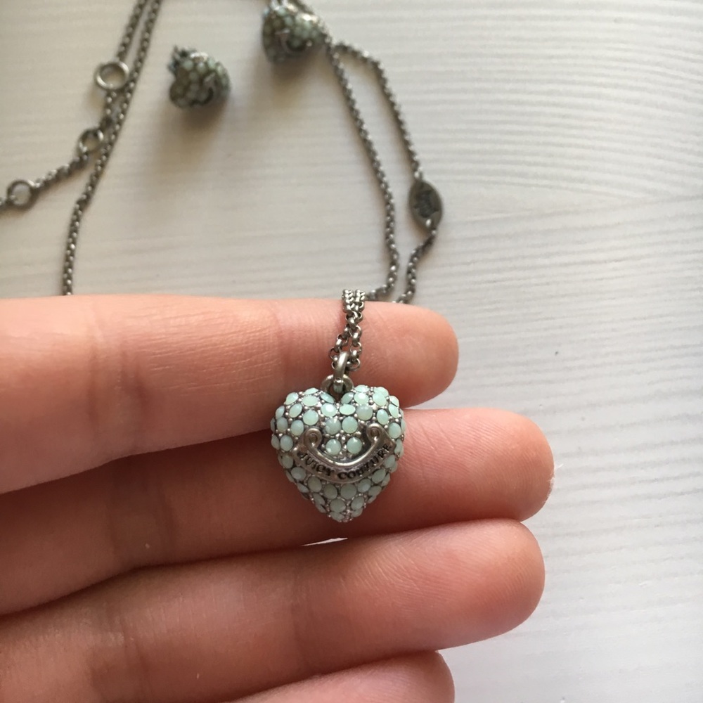 Juicy Couture Necklace and Earrings Set