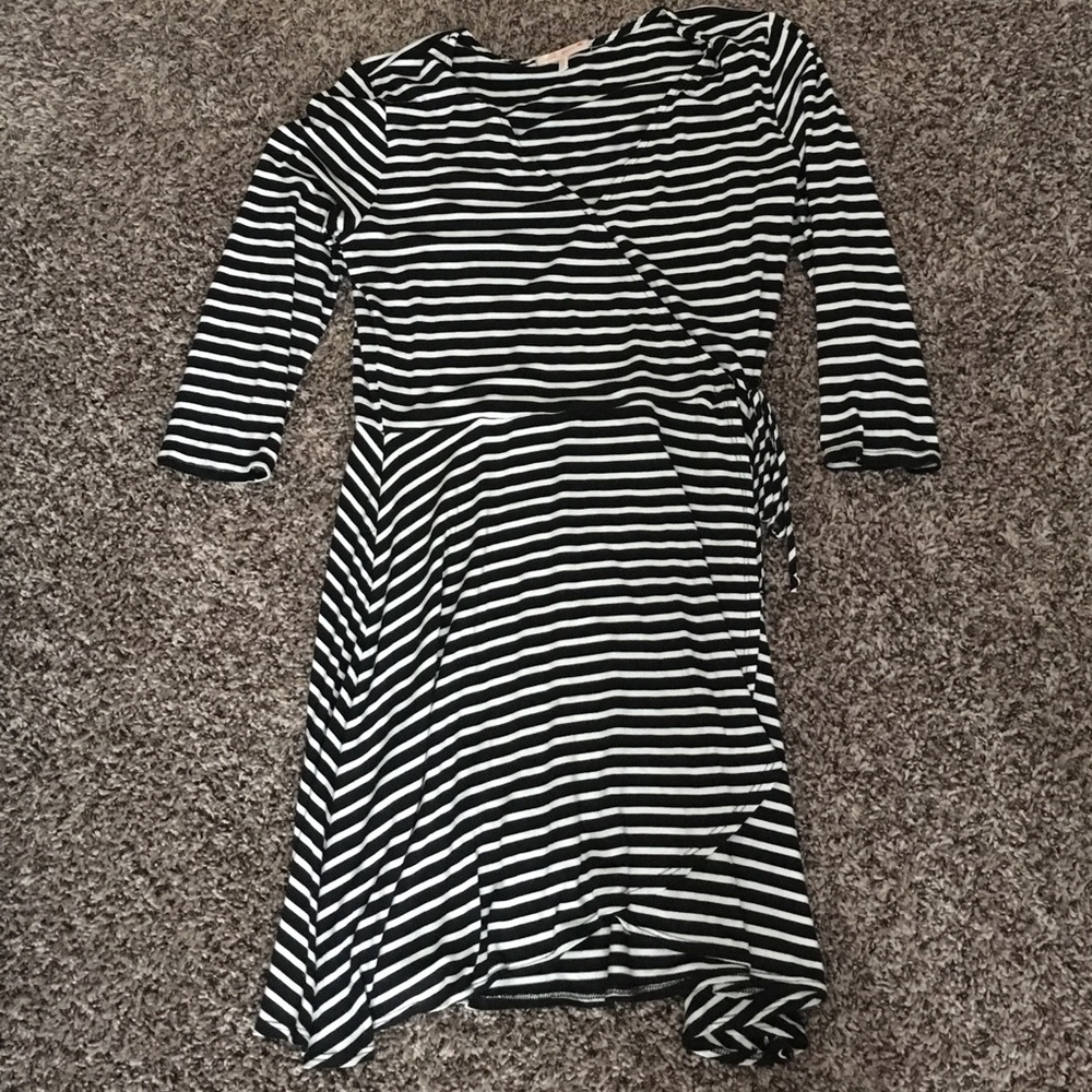 Faux wrap dress