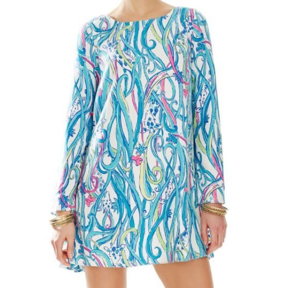 XS Lilly Pulitzer Tunic Dress in Resort White