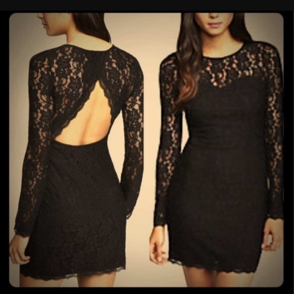 Express lace dress