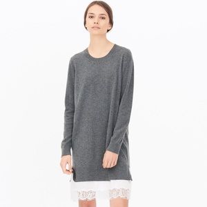 NWT Sandro Sweater Dress Twofer