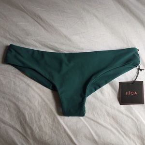 HICA La Jolla bikini bottom in Parakeet teal green