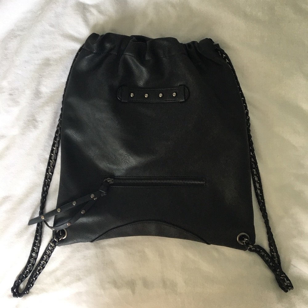 *negotiable price* nasty gal faux leather gym bag