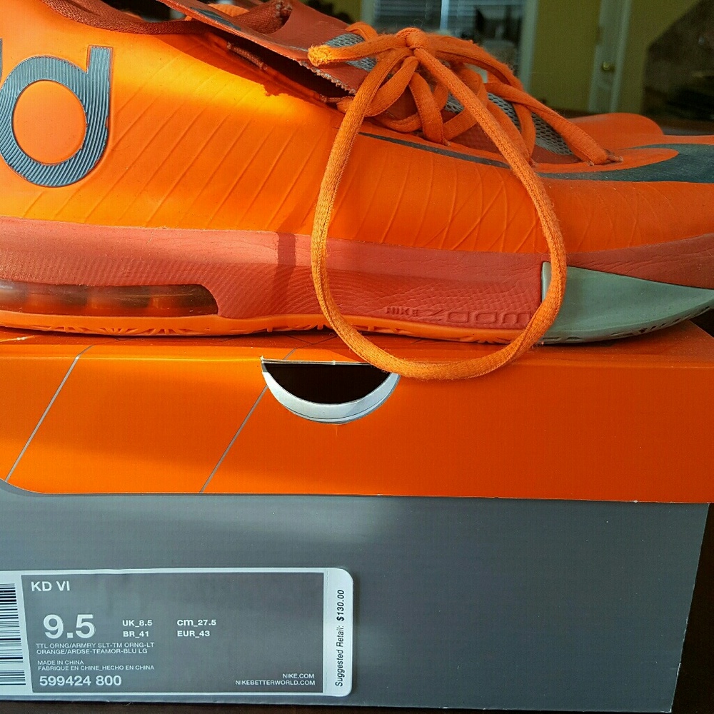 USED KD VI Orange Creamsicle