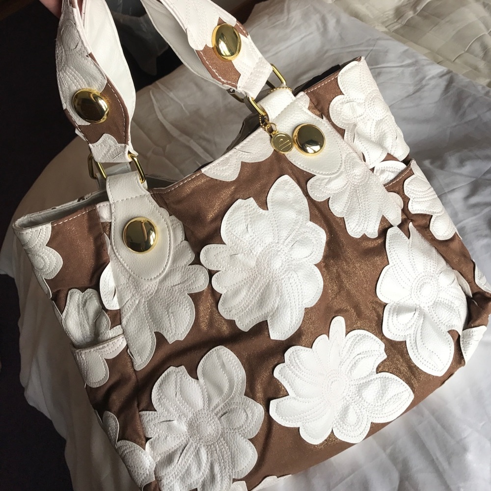 Large flower purse
