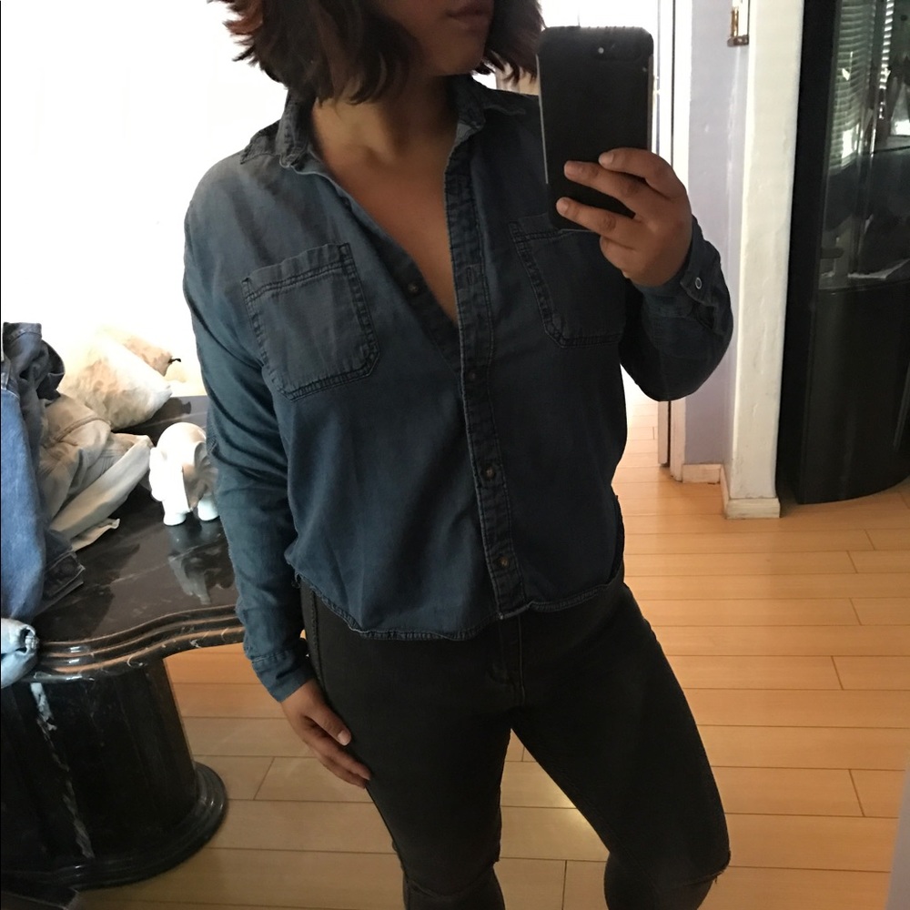 Denim Button Down