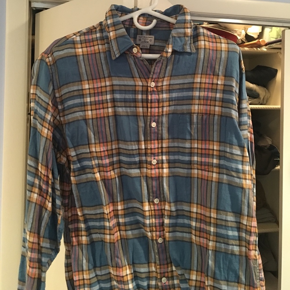 Jcrew men's light weight flannel