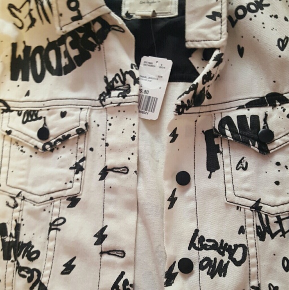 White Jean Jacket - Picture 2 of 2