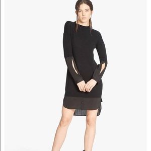 NWT Halston Heritage Sweater Dress Twofer