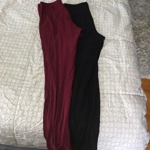 2 Pairs of Charlotte Russe Leggings