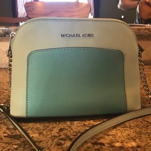Blue Michael Kors Crossbody