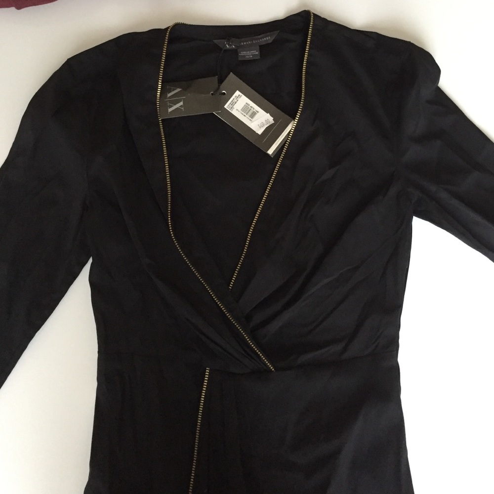 Black zip top from AX