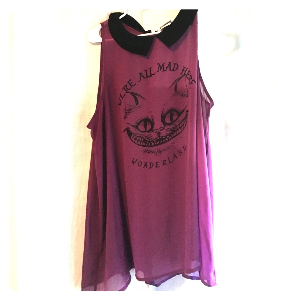 Torrid exclusive Alice and wonderland shirt