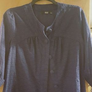 Blue cotton shrug