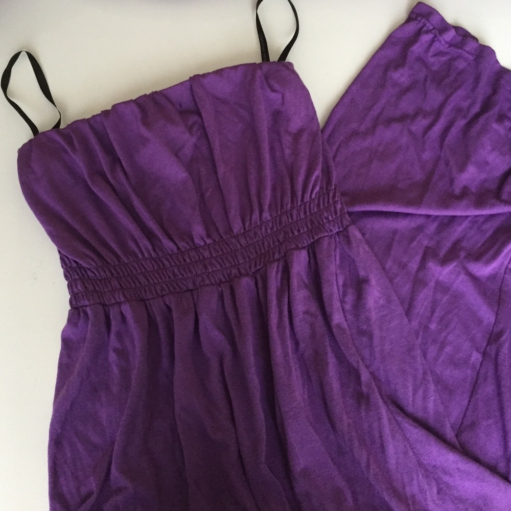 Purple maxi dress