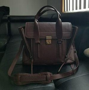 3.1 Phillip Lim Pashili Medium Black Cherry
