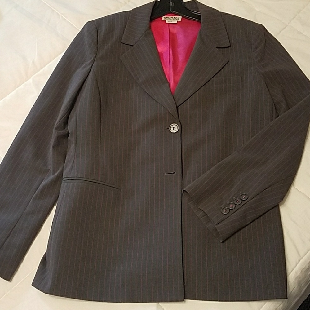 Gorgeous MICHAEL (M Kors) Pinstripe Blazer, sz 12