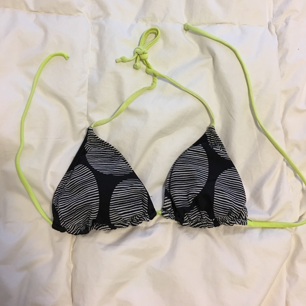 Roxy triangle bikini top