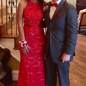 Slimming Sparkly Red Prom Dress✨❤️