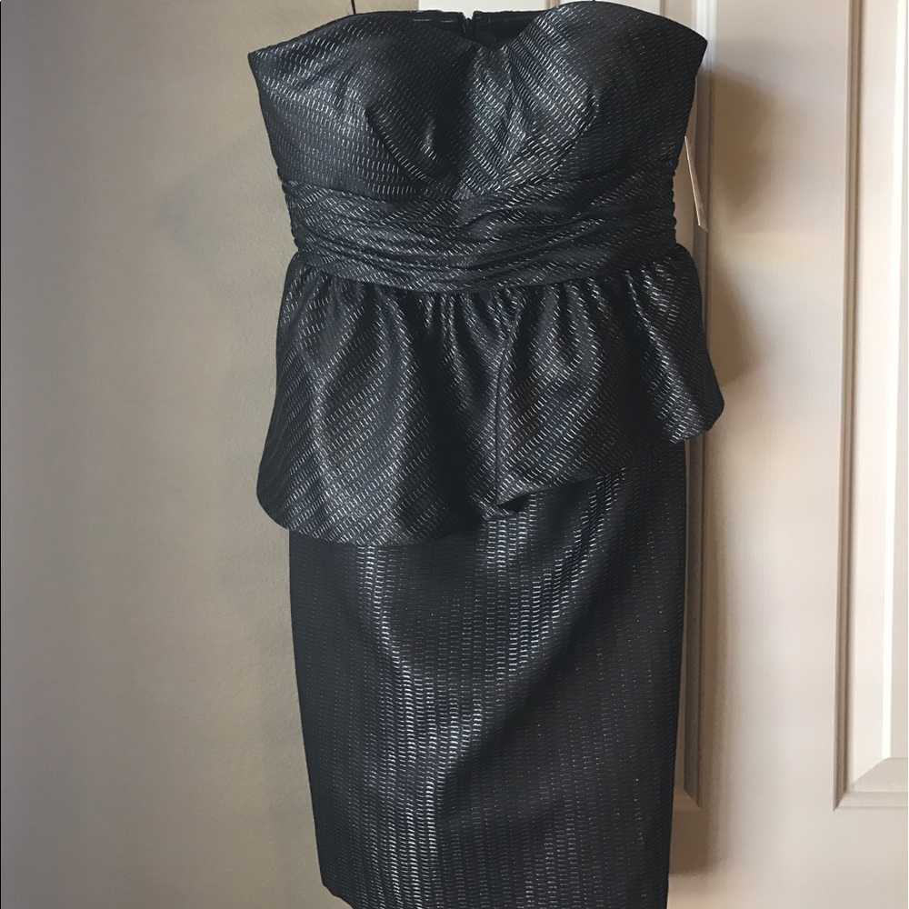 NWT DONNA MORGAN PEPLUM DRESS