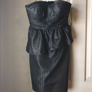 NWT DONNA MORGAN PEPLUM DRESS