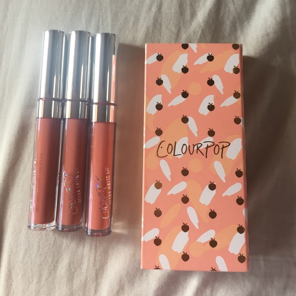 Colourpop Just Peachy Liquid Lipstick Trio ✨🍑