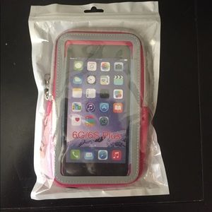 Pink iPhone 6 or 7 Plus Gym Arm Band