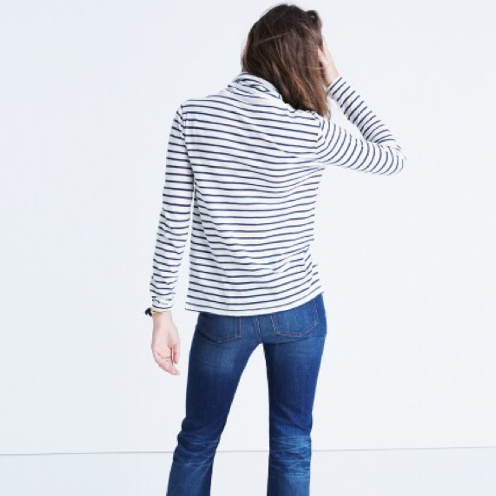 ✨Madewell striped cotton turtleneck - Picture 3 of 3