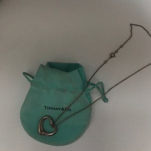 Tiffanys open heart necklace