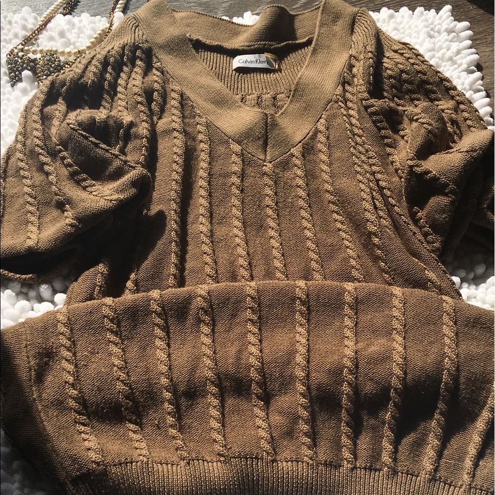 Brown Calvin Klein Dress
