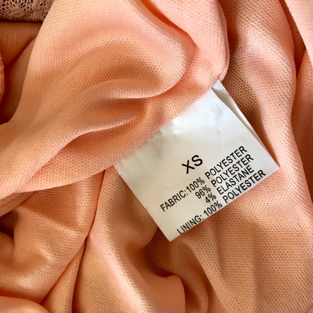 TFNC London Rose Gold Sequins Dress XS NWT - Picture 8 of 8