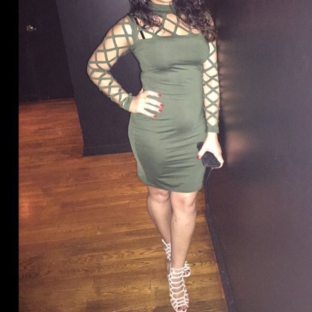 Green dress