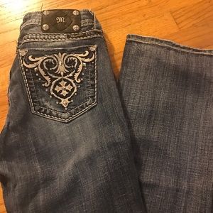 Miss Me light wash boot cut jeans