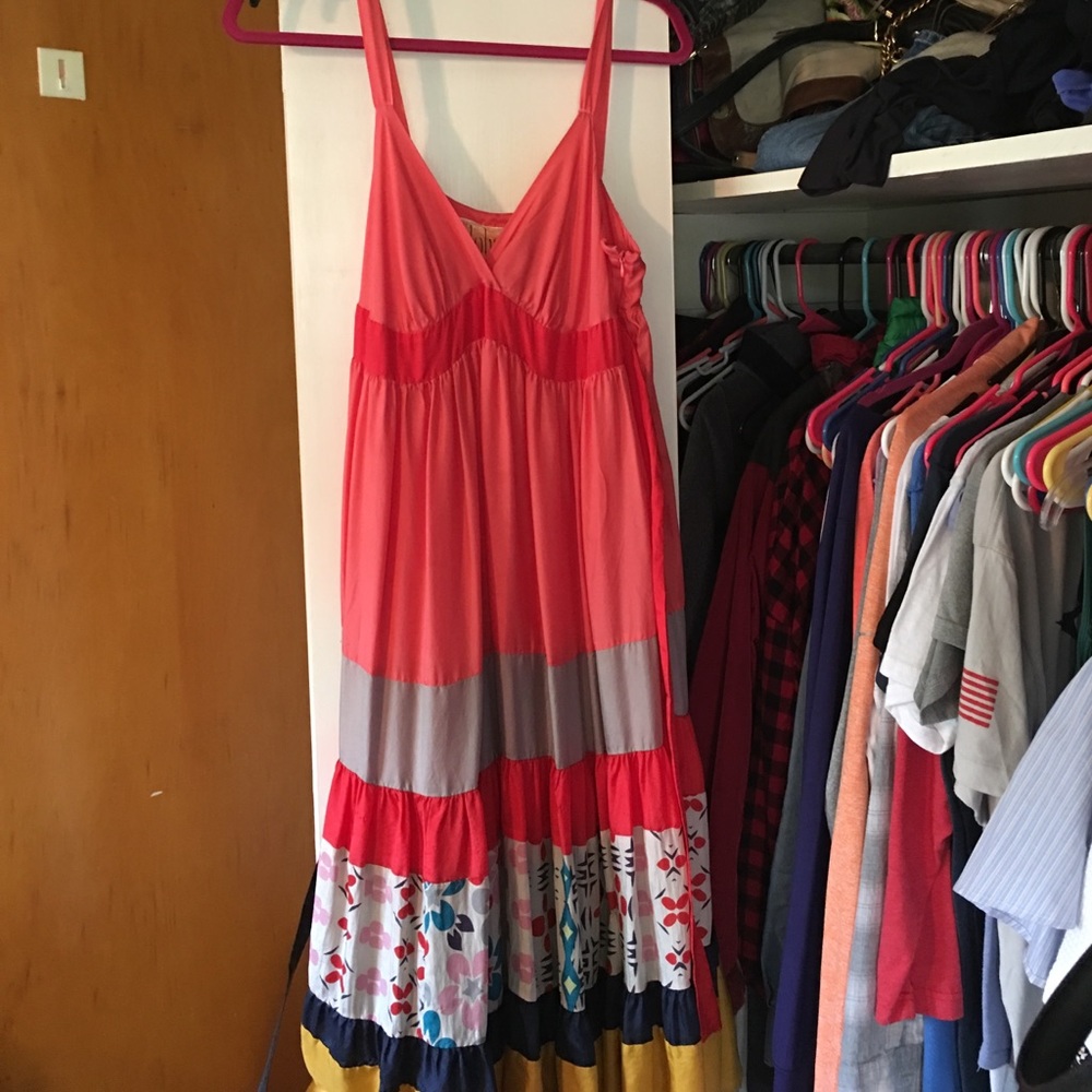 JOHNNY WAS silk dress