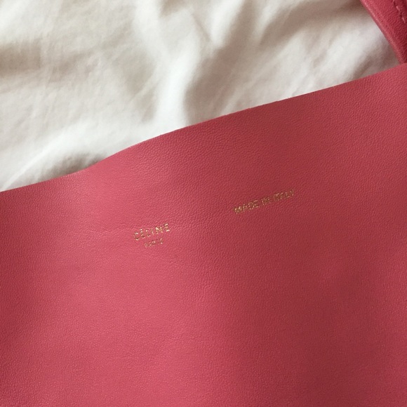 CELINE cabas horizontal tote - pink/burgundy - Picture 6 of 6