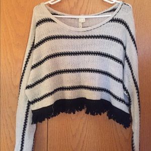 Crop sweater