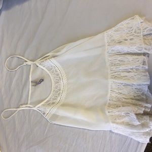 Cream colored tank top