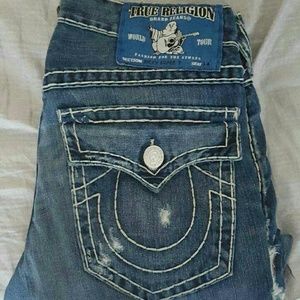 (GOOD DEAL) TRUE RELIGION RICKY SUPER T SIZE 33