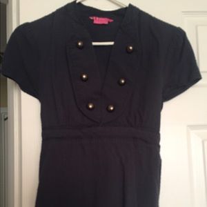 BCBGirls sailor-style top in navy